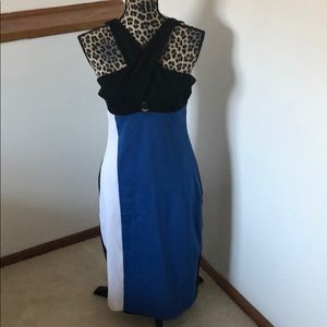 Bebe cross strap dress